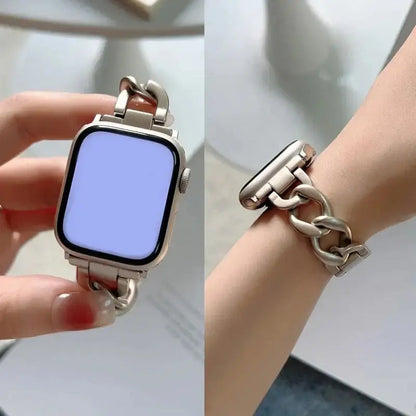 Apple Watch Metal Chain Strap - Premium Stylish Design BandsCo Straps