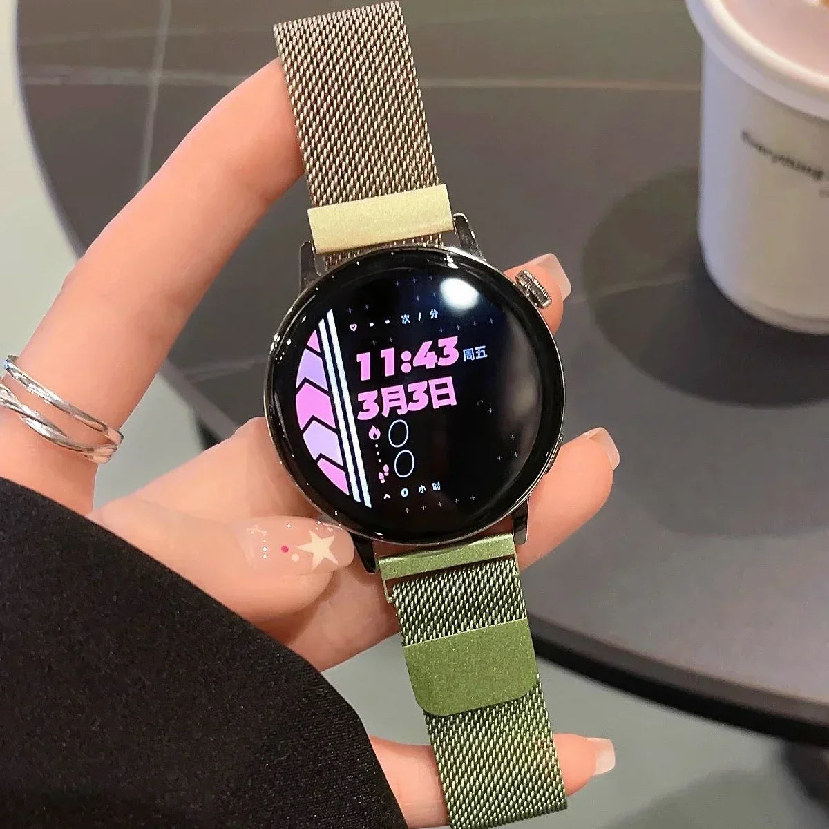 Polar Milanese Loop Stainless Steel Band for Smartwatch BandsCo Straps