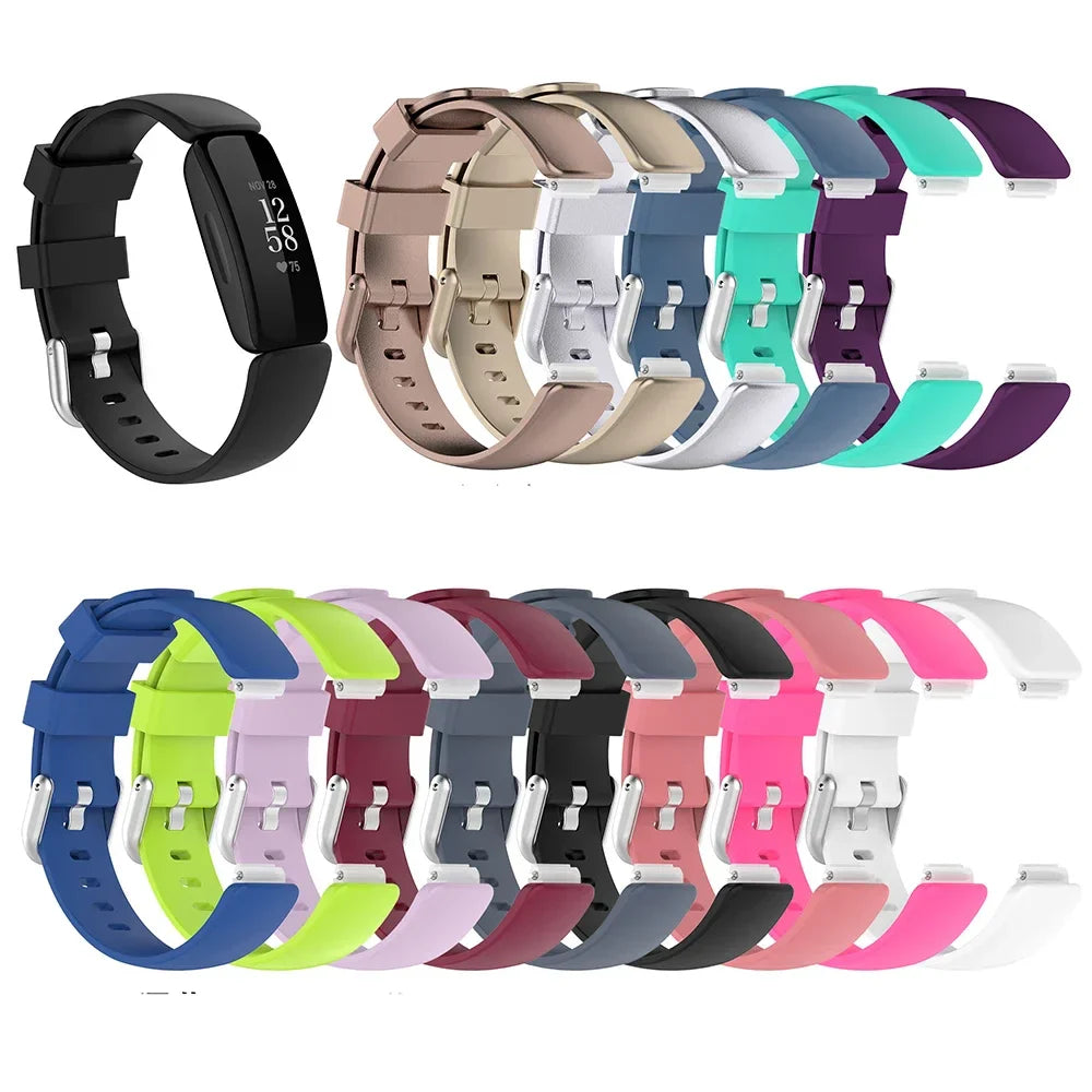 Fitbit Inspire 2, 1, HR Silicone Strap - Comfortable Design BandsCo Straps