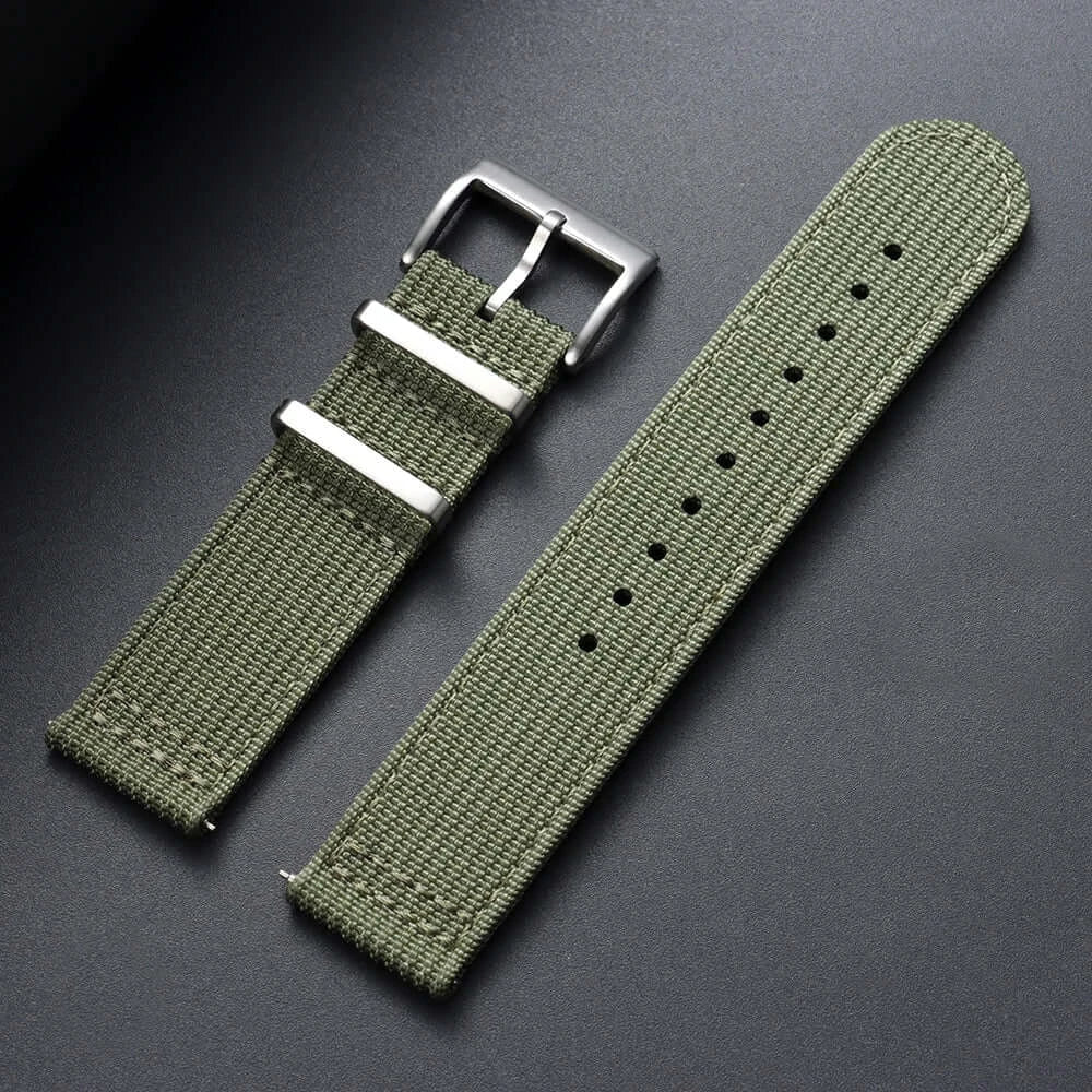Amazfit Nylon Ribbed Watch Band Quick Release Sport Strap For Smartwatch BandsCo Straps