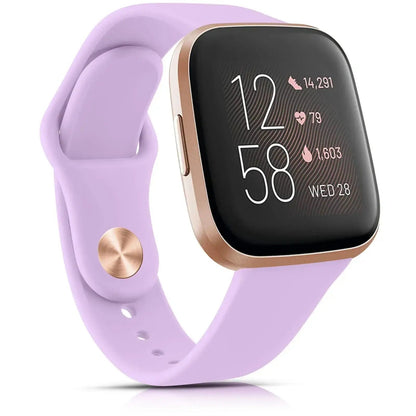 Fitbit Versa & Sense Silicone Strap - Soft Waterproof Design BandsCo Straps