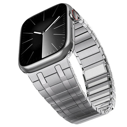Apple Watch Magnetic Stainless Steel Band - Premium Titanium Color BandsCo Straps