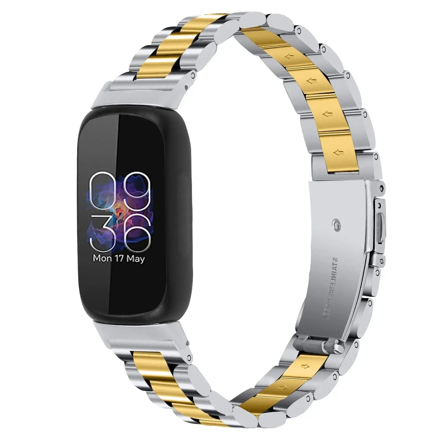 Fitbit Inspire 3 Stainless Steel Band – Premium Metal Strap BandsCo Straps