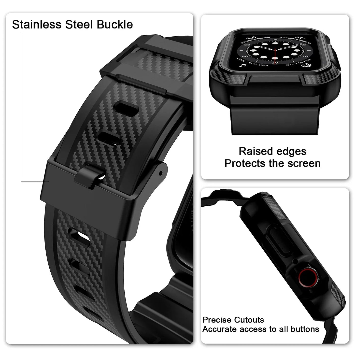 Apple Watch TPU Strap - Rugged, Protective, Durable Design BandsCo Straps
