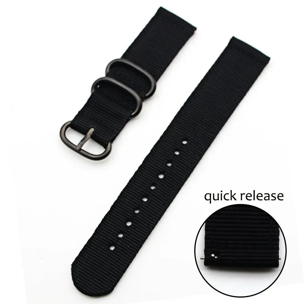 COROS Nylon Sport Watch Bands - Nylon Strap with Stainless Buckle BandsCo Straps