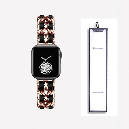 Apple Watch Stainless Steel Strap - Luxury Chain Design BandsCo Straps