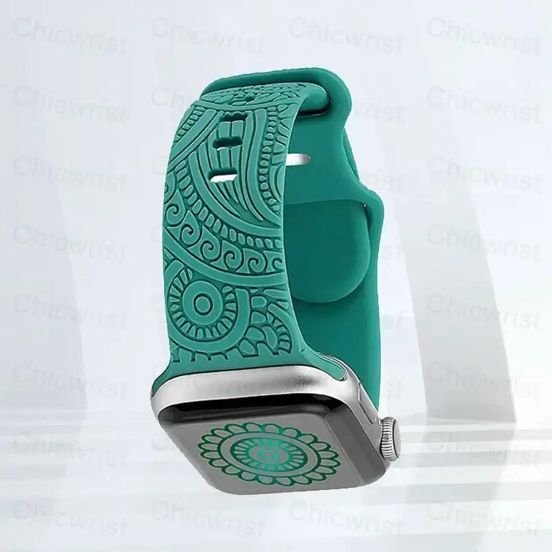 Apple Watch Silicone Strap - Stylish, Engraved Design BandsCo Straps