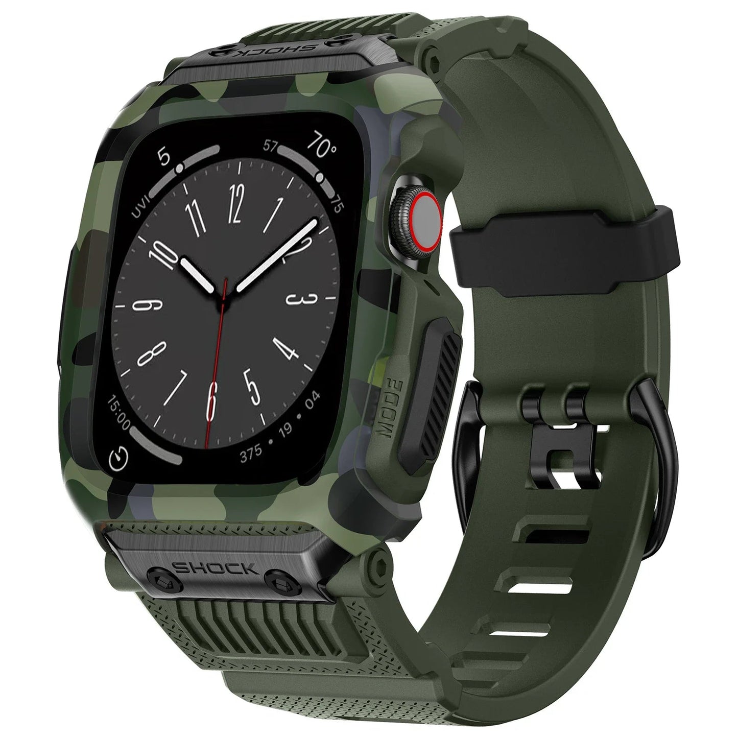 Apple Watch Camouflage Rubber Strap - Waterproof and Durable BandsCo Straps