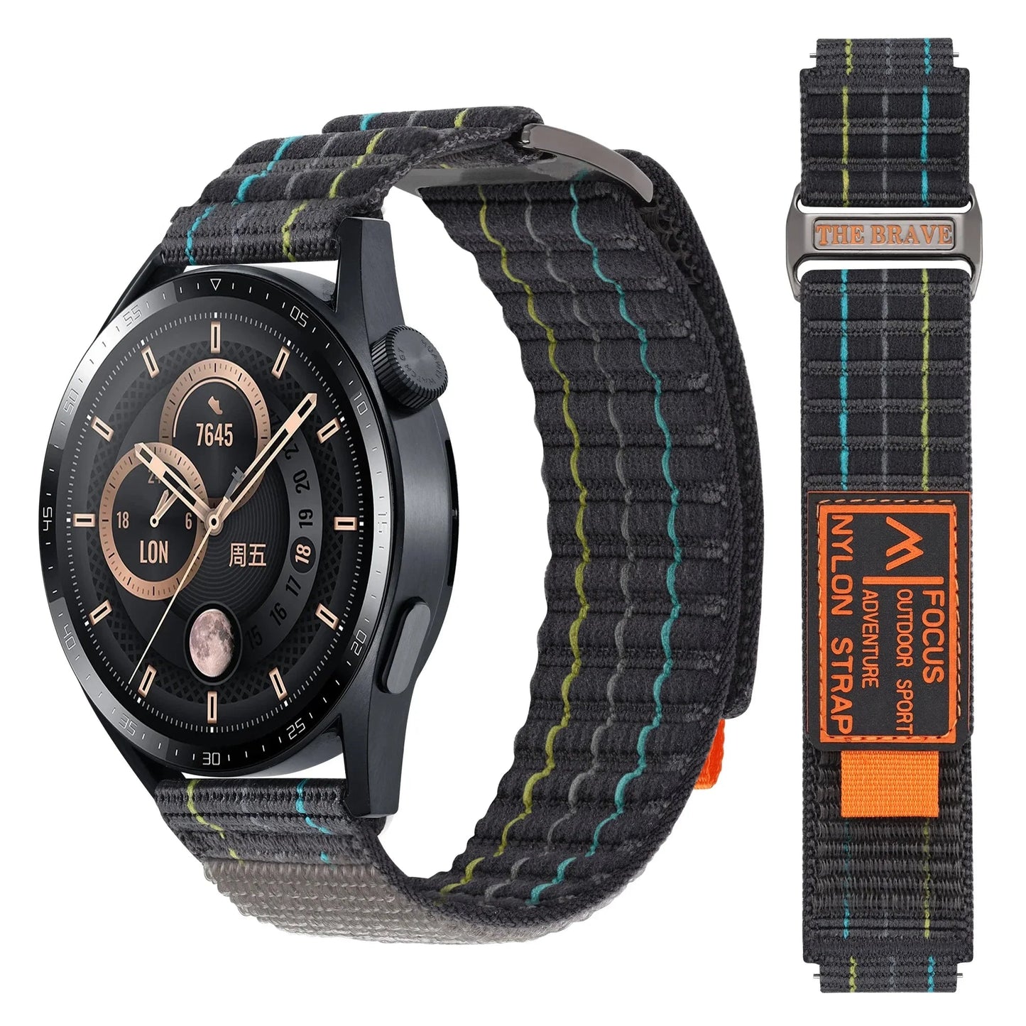 Polar Trail Loop Nylon Watch Band For Smartwatch - Durable Comfort BandsCo Straps