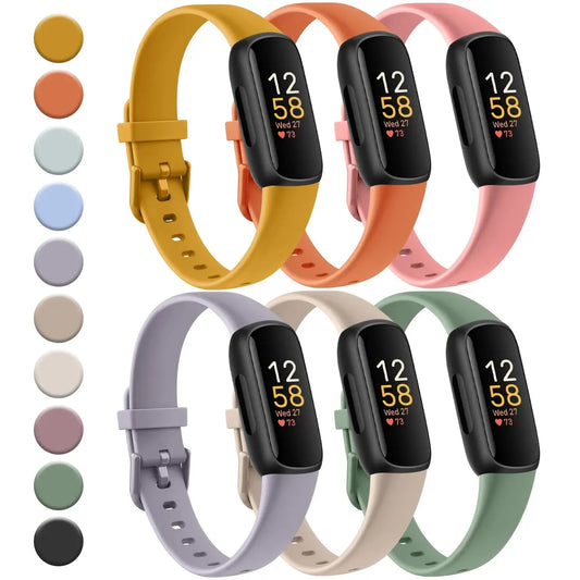 Fitbit Inspire 3 Silicone Band – Soft Waterproof Strap BandsCo Straps