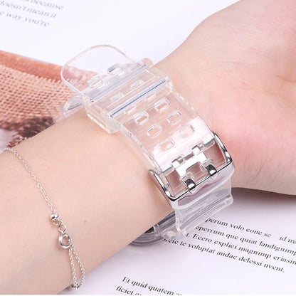 Apple Watch Soft Silicone Strap - Transparent Comfortable Fit BandsCo Straps