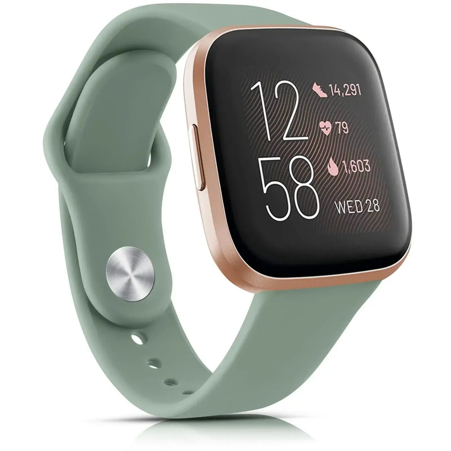 Fitbit Versa & Sense Silicone Strap - Soft Waterproof Design BandsCo Straps