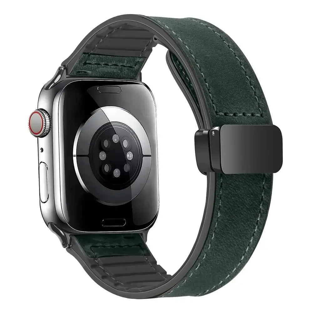 Apple Watch Genuine Leather Band - Stylish Magnetic Strap BandsCo Straps