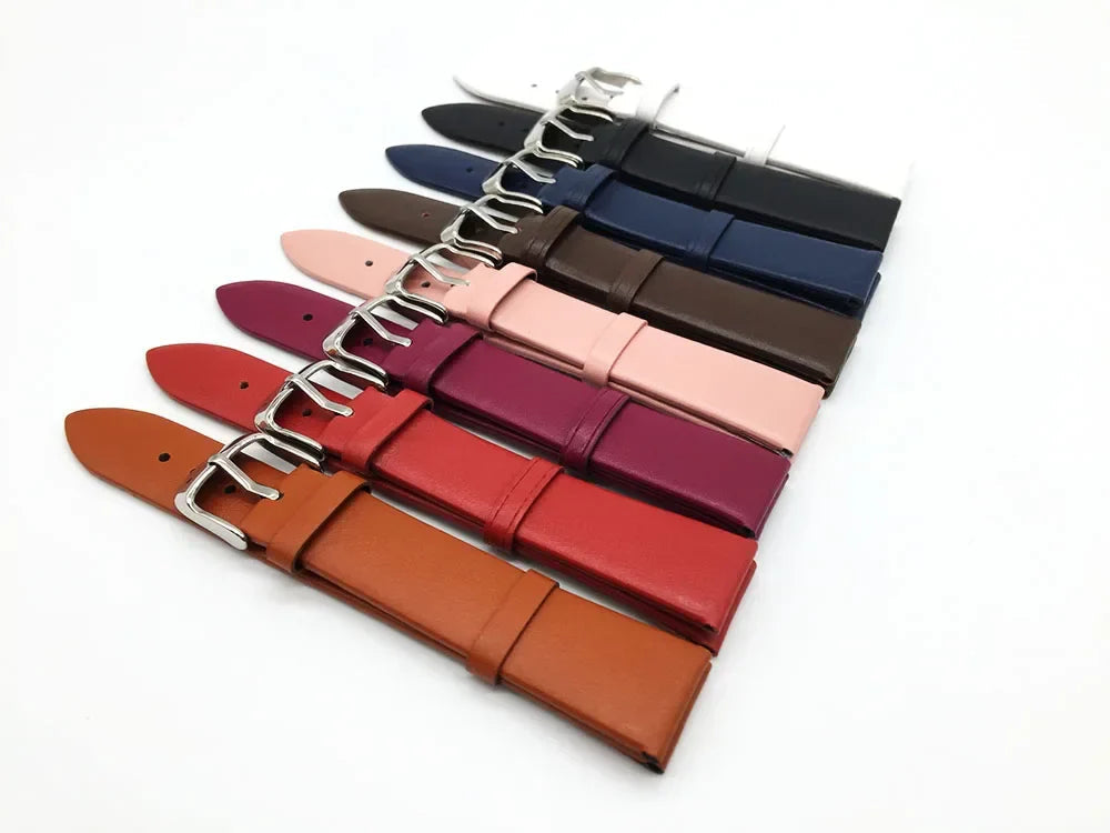 OnePlus Smartwatch Leather Band, Calf Leather Strap with Pin Buckle BandsCo Straps