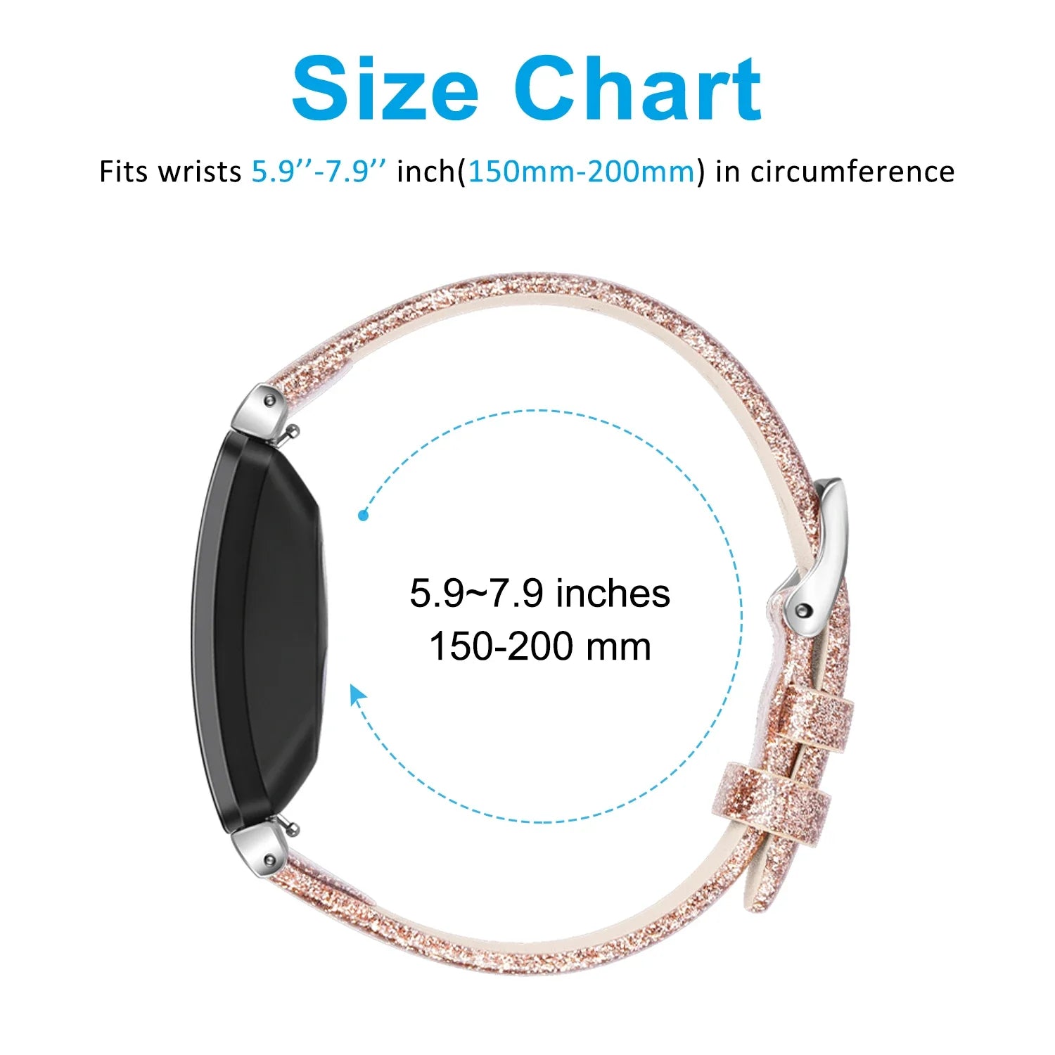 Fitbit Inspire 2, 1, HR Leather Strap - Premium Comfortable Band BandsCo Straps
