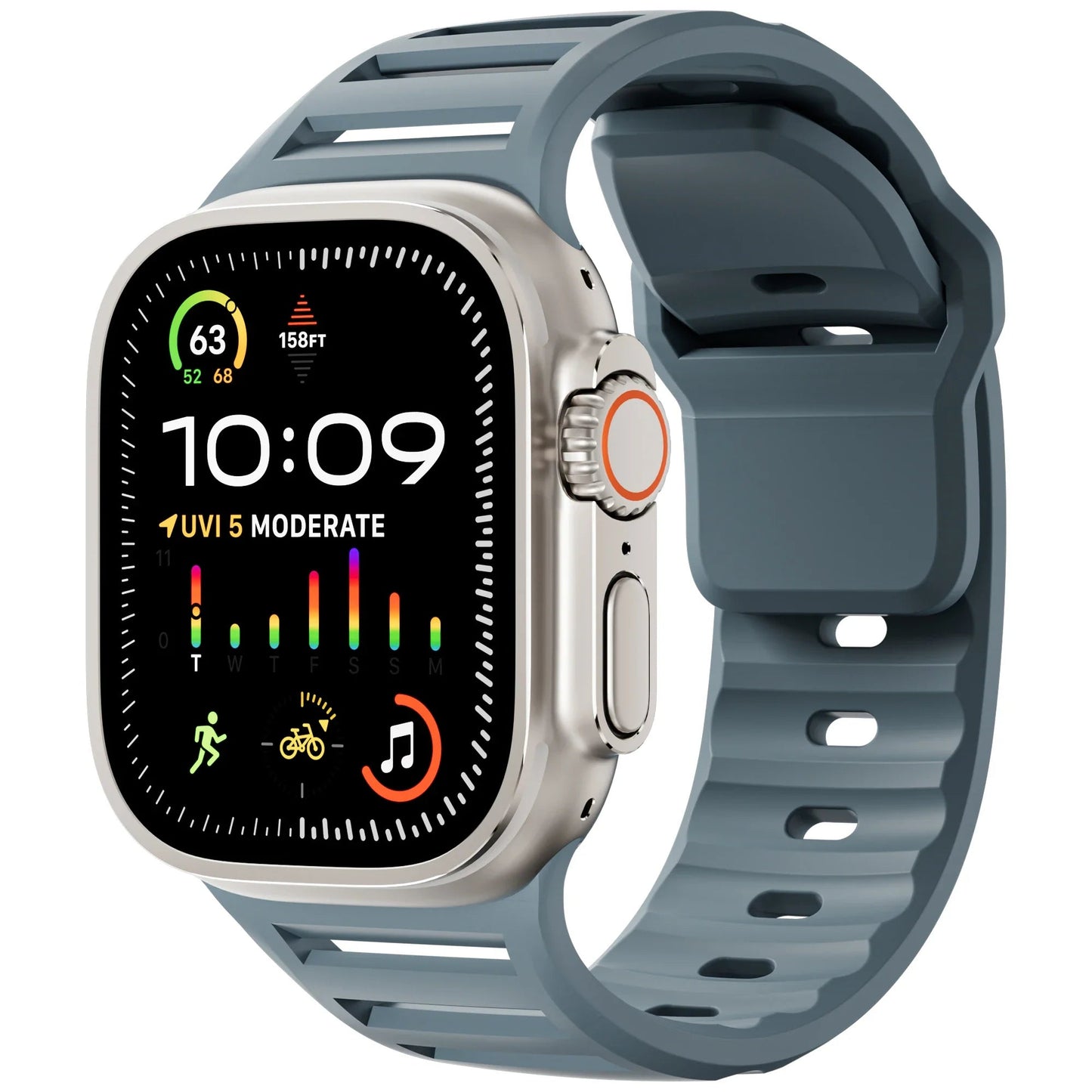 Apple Watch Sport Silicone Strap - Flexible, Waterproof Band BandsCo Straps