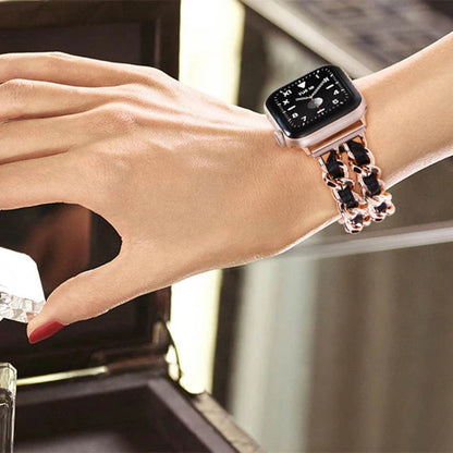Apple Watch Stainless Steel Strap - Luxury Chain Design BandsCo Straps