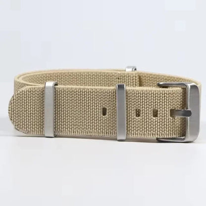 Polar Watch Band Nylon Elastic Strap Unisex Military Style Blue Red BandsCo Straps