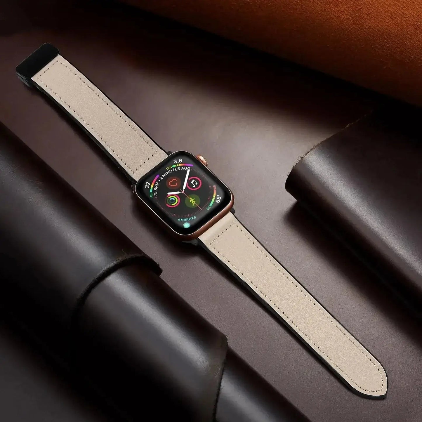 Apple Watch Genuine Leather Band - Stylish Magnetic Strap BandsCo Straps