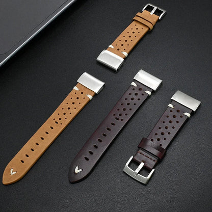 Garmin Leather Band - Genuine Premium Strap BandsCo Straps