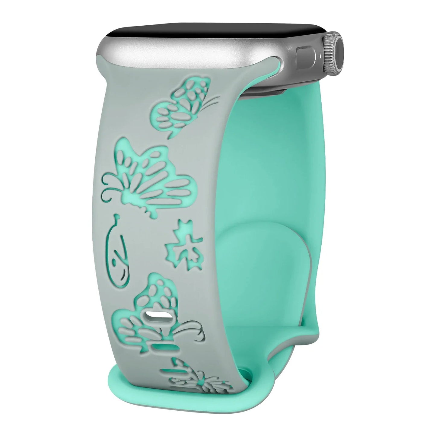 Apple Watch Engraved Silicone Strap - Comfortable Waterproof Band BandsCo Straps