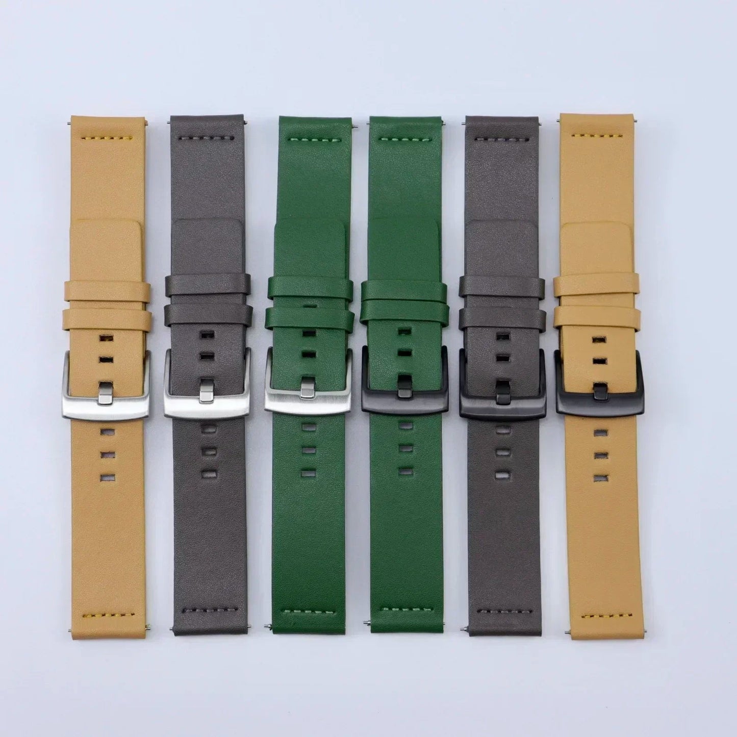 COROS Leather Quick Release Watch Band for Smartwatch Premium Strap BandsCo Straps