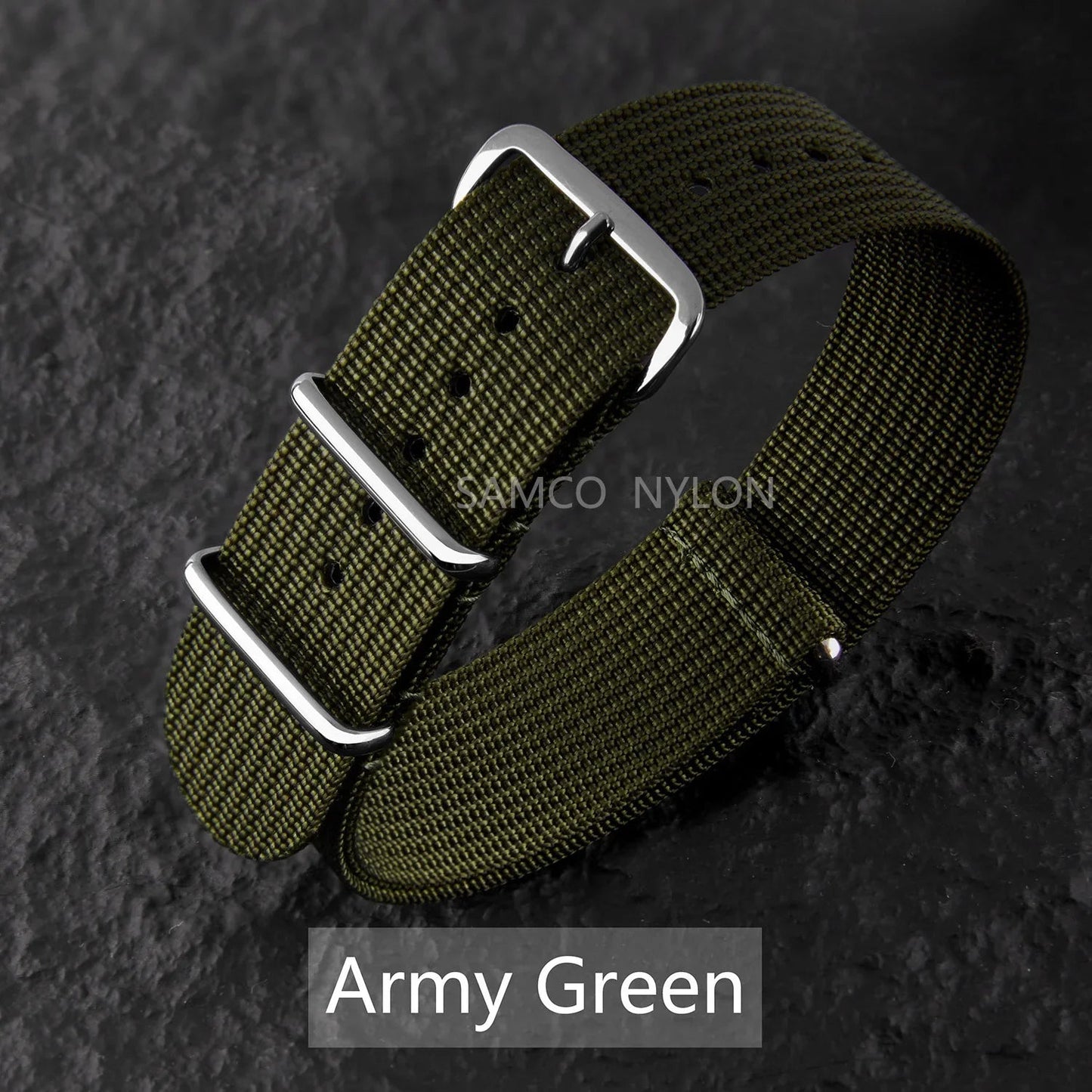 COROS Nylon Ribbed Watch Band For Smartwatch - Military Washable Strap BandsCo Straps
