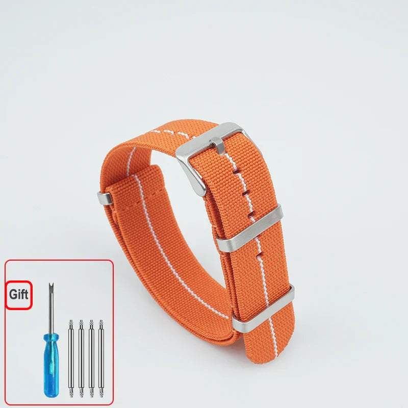 COROS Elastic Nylon Watch Band - Washable Waterproof Strap For Outdoors BandsCo Straps