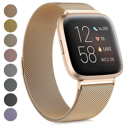 Fitbit Versa & Sense Metal Band - Premium Steel Strap BandsCo Straps