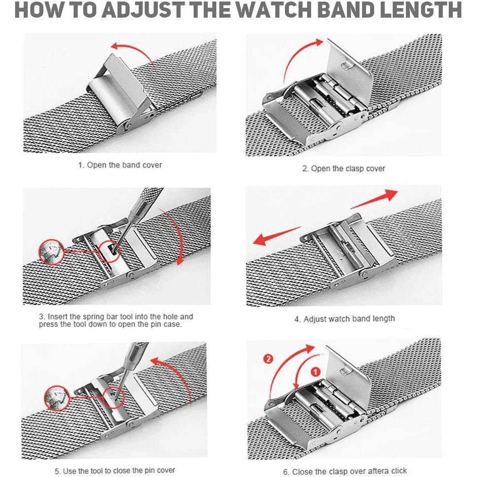 Stainless Steel Fitbit Luxe Band - Durable Elegant Design BandsCo Straps