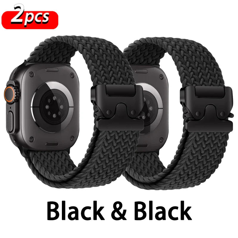 Apple Watch Parachute Strap - Braided Nylon, Breathable BandsCo Straps