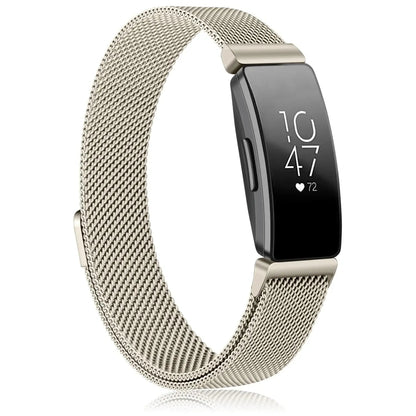 Fitbit Inspire 2, 1, HR Stainless Steel Magnetic Band - Mesh BandsCo Straps