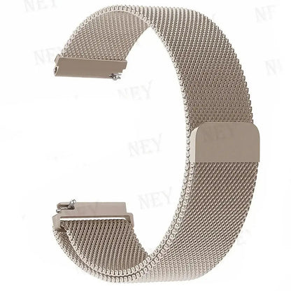 Amazfit Milanese Loop Band Stainless Steel Smartwatch Strap Metal Bracelet BandsCo Straps