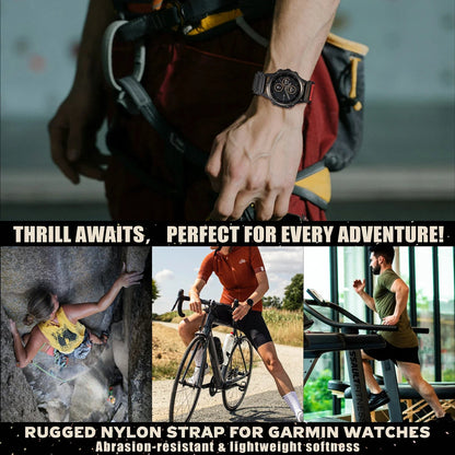 Garmin Nylon Band - Durable Military Sports Strap BandsCo Straps