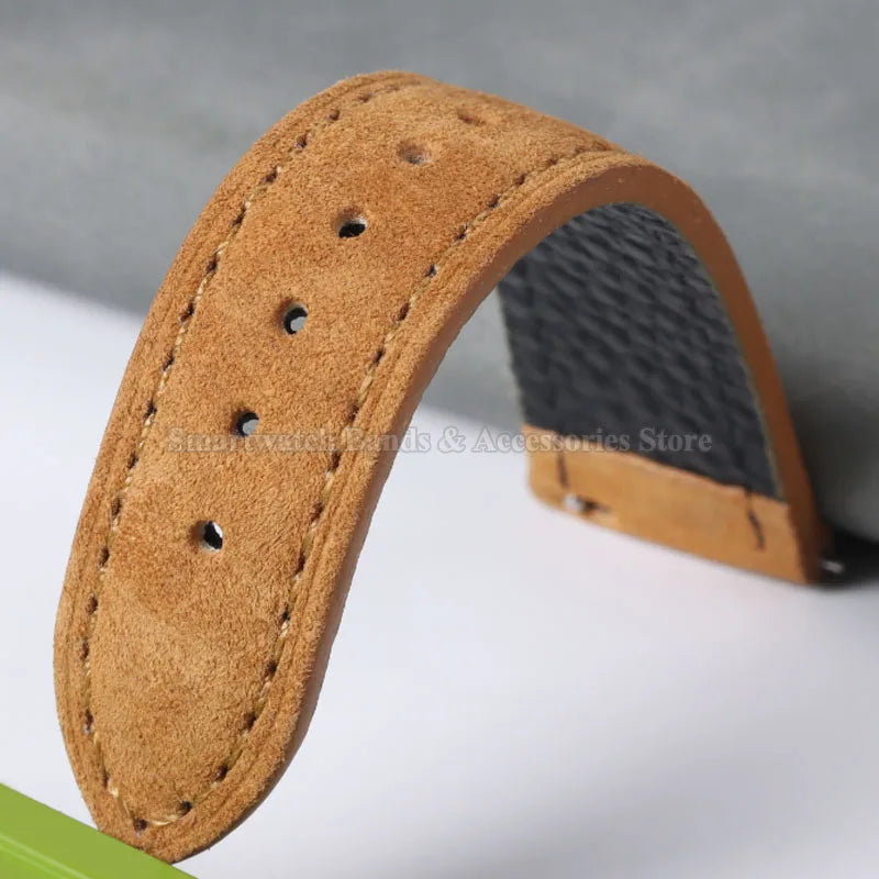 Polar Suede Leather Watch Strap For Polar Smartwatch - Handmade Quick Release BandsCo Straps