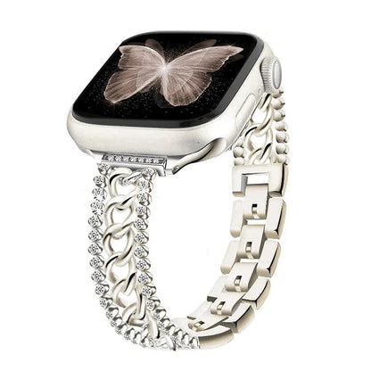 Apple Watch Chain Diamond Band - Rhinestone Loop Strap BandsCo Straps
