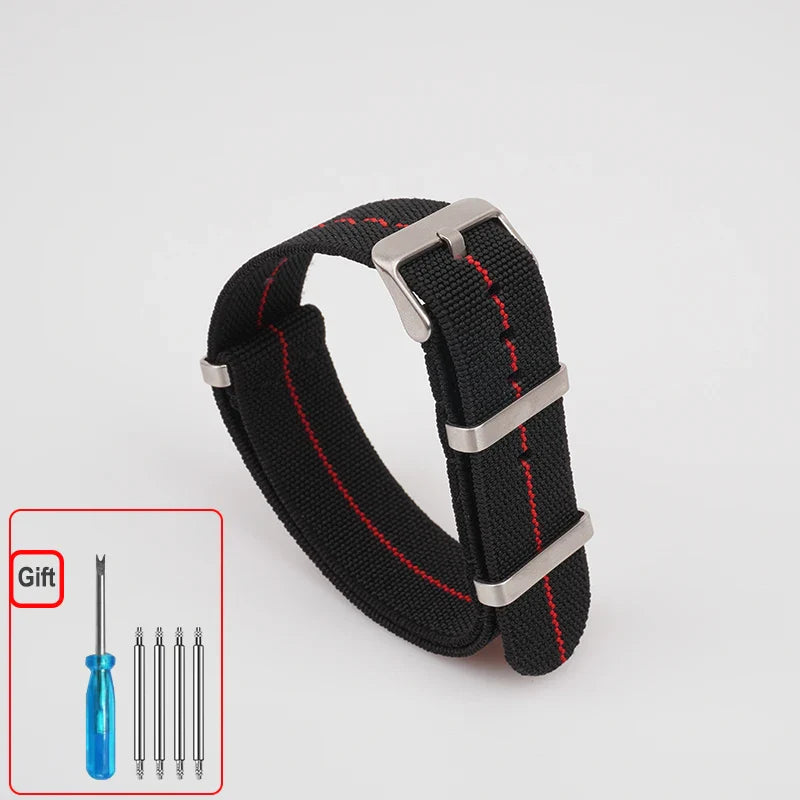 Polar Elastic Nylon Watch Band, NATO Strap for Polar Smartwatch, Waterproof BandsCo Straps