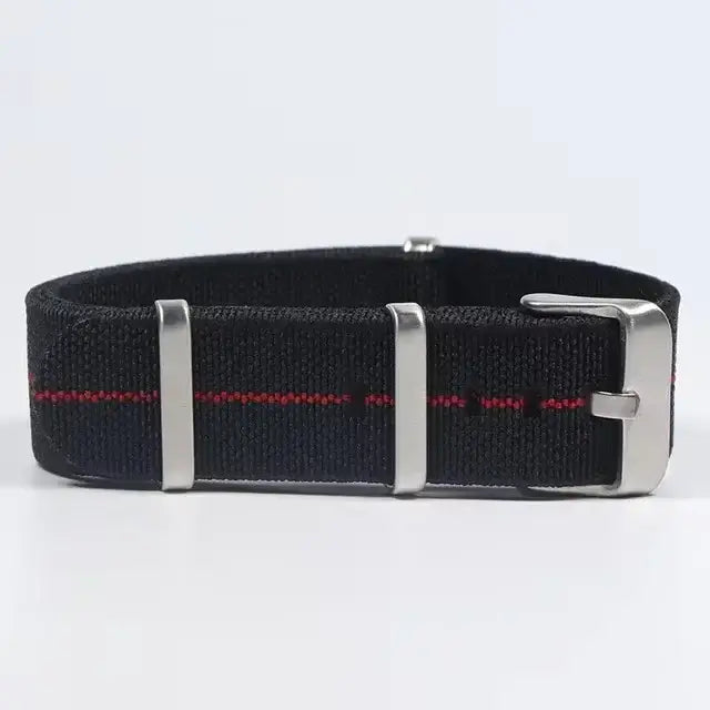 Amazfit Bands Nylon Military Parachute Style Watch Strap Blue Red BandsCo Straps