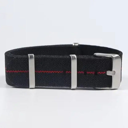 Amazfit Bands Nylon Military Parachute Style Watch Strap Blue Red BandsCo Straps