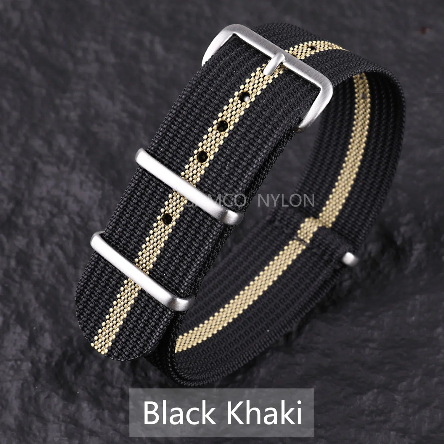 COROS Nylon Ribbed Watch Band For Smartwatch - Military Washable Strap BandsCo Straps