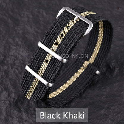 COROS Nylon Ribbed Watch Band For Smartwatch - Military Washable Strap BandsCo Straps