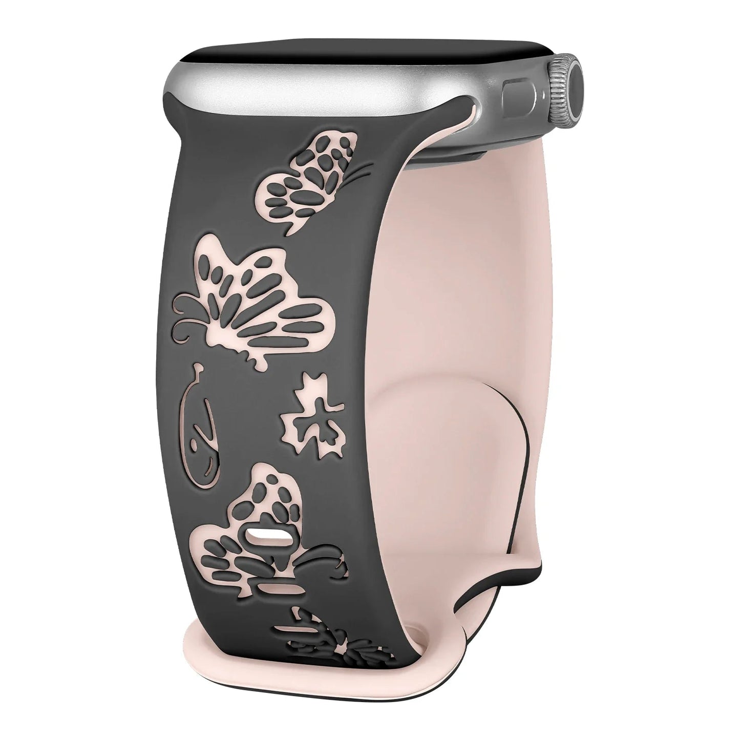 Apple Watch Engraved Silicone Strap - Comfortable Waterproof Band BandsCo Straps