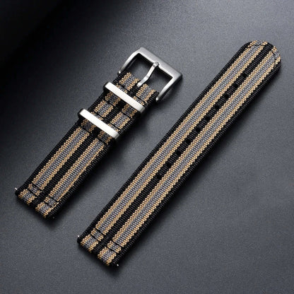 Amazfit Nylon Ribbed Watch Band Quick Release Sport Strap For Smartwatch BandsCo Straps