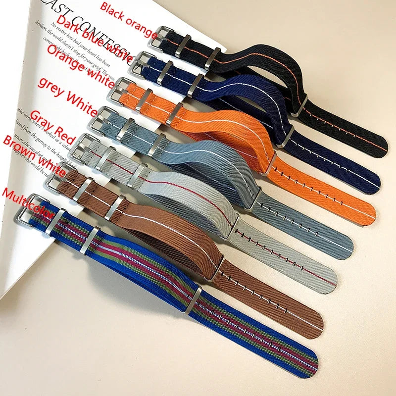 OnePlus Smartwatch Nylon Elastic Band Military Style Watch Strap Bracelet BandsCo Straps