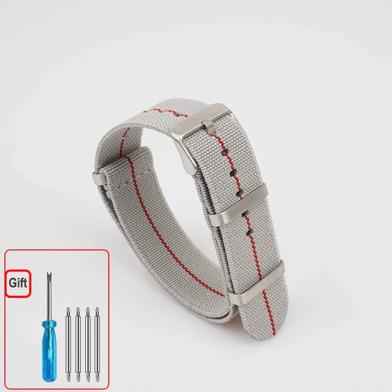 Polar Elastic Nylon Watch Band, NATO Strap for Polar Smartwatch, Waterproof BandsCo Straps