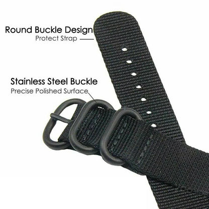 Fitbit Charge 5 6 Nylon Band Loop - Flexible Durable Strap BandsCo Straps