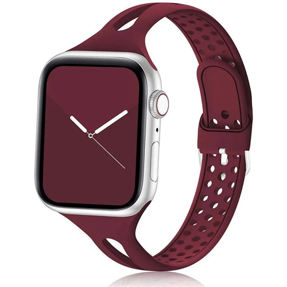 Apple Watch Silicone Strap - Soft Flexible Breathable Band BandsCo Straps