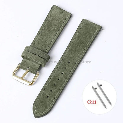 Polar Suede Leather Watch Strap For Polar Smartwatch - Handmade Quick Release BandsCo Straps