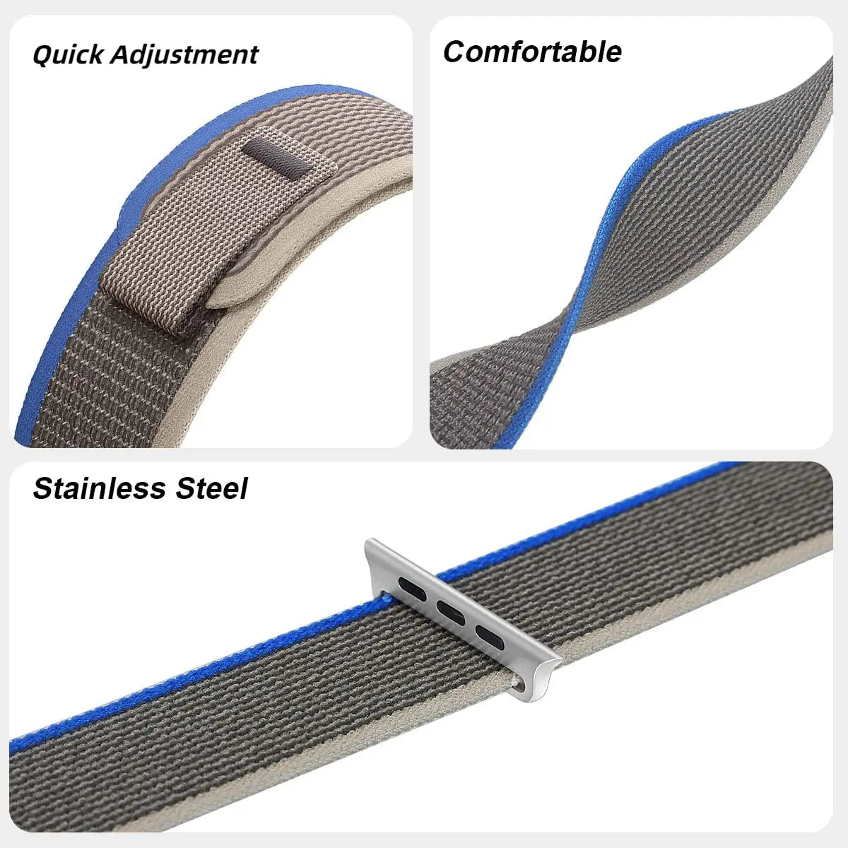 Apple Watch Trail Loop Nylon Strap - Durable and Versatile BandsCo Straps