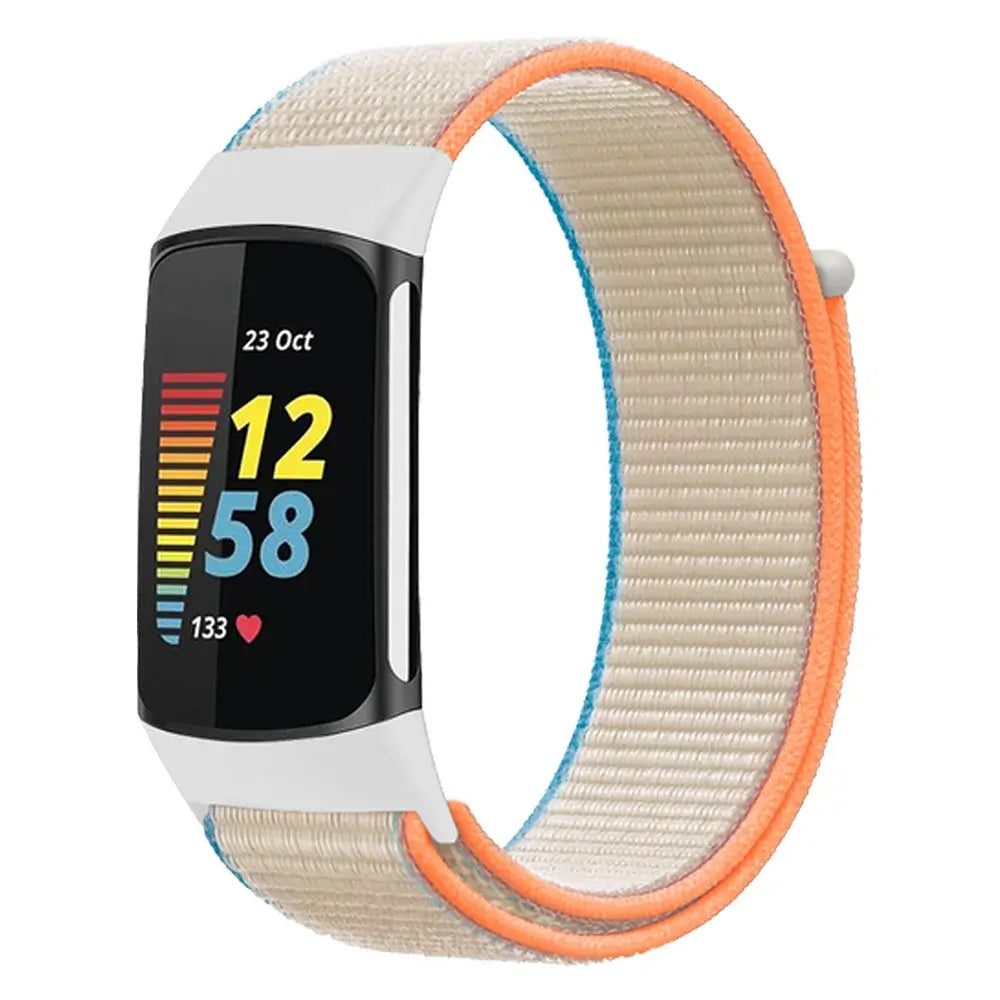 Fitbit Charge 5 6 Nylon Velcro Band - Durable Comfortable Strap BandsCo Straps